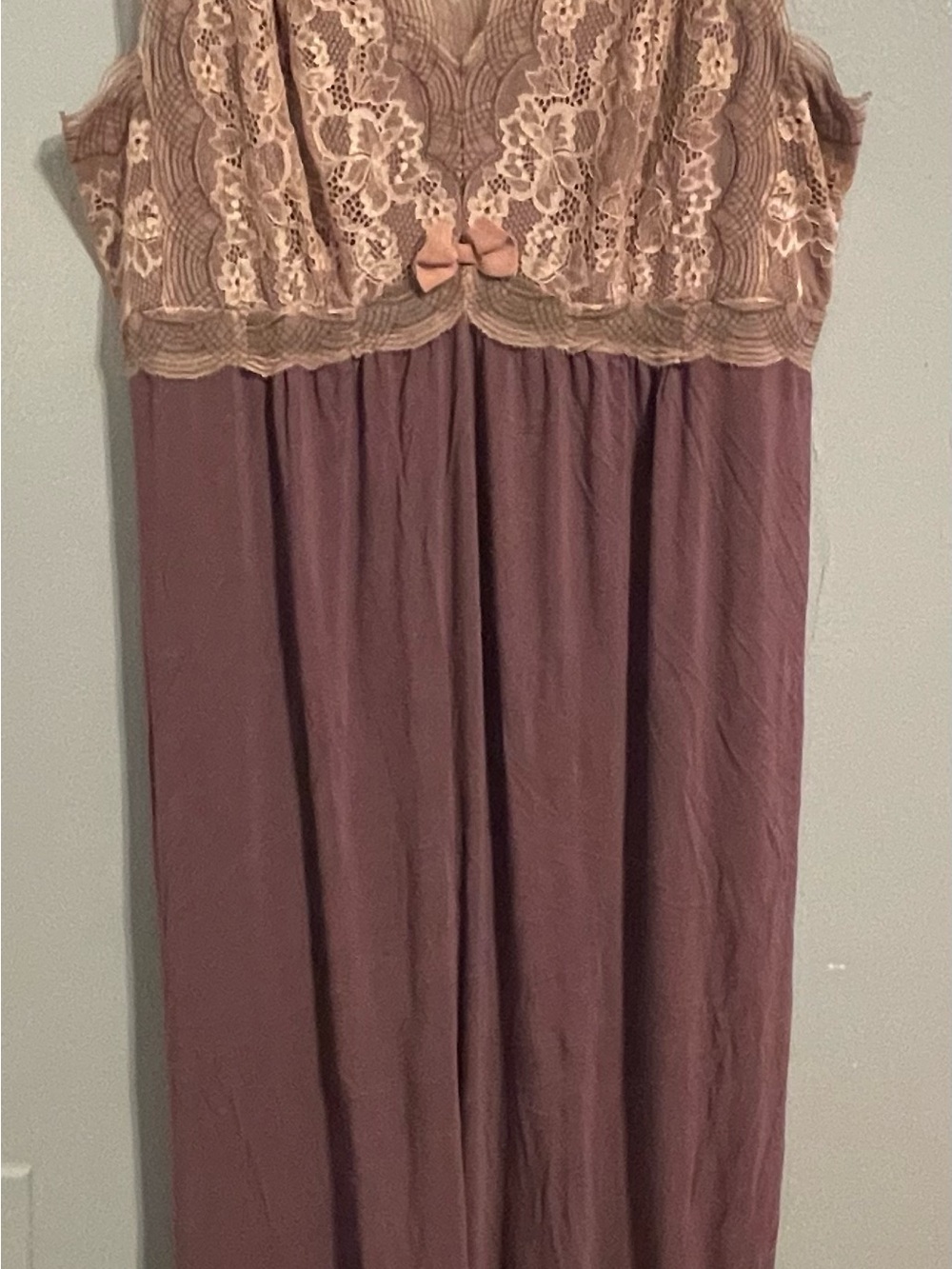 Soma Lace-Top Full-Length Chemise